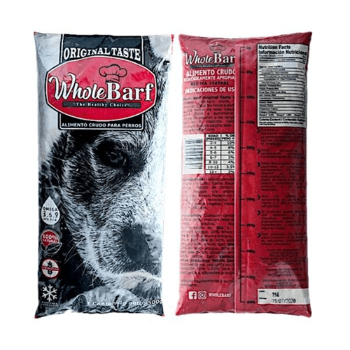 whole barf pollo y res